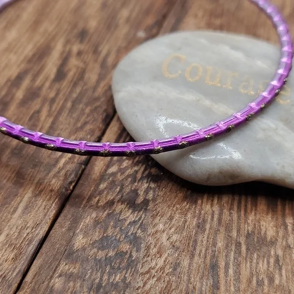B2838 purple fields 💜 bracelet Bracelets